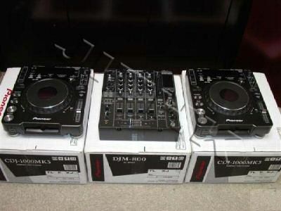 2x Pioneer CDJ1000MK3 & 1x DJM800 MIXER DJ  - Imagen 1