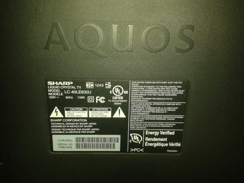 LED Sharp AQUOS Quattron 40 pulgadas 1080HD F - Imagen 2