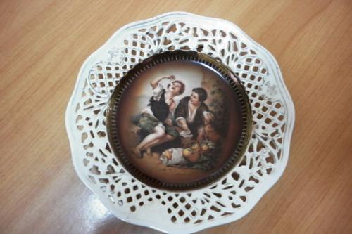 Tres platos porcelana alemana Dos de Angelic - Imagen 3